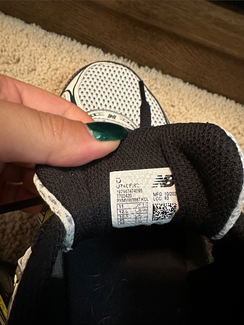 New Balance 740v2 “Phantom Firefly” – Men’s Size 11 - Picture 7 of 9
